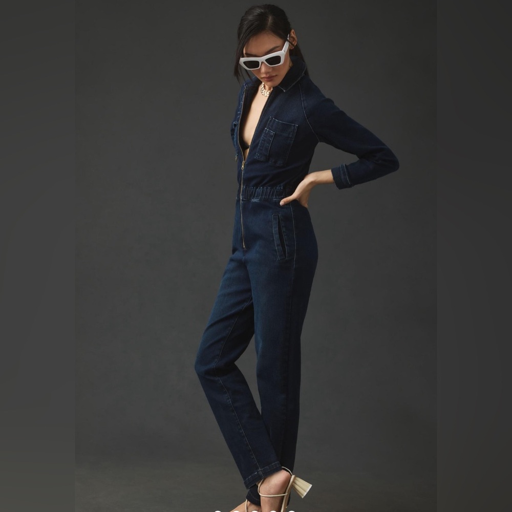 MOTHER The Racer Jumpsuit size M
